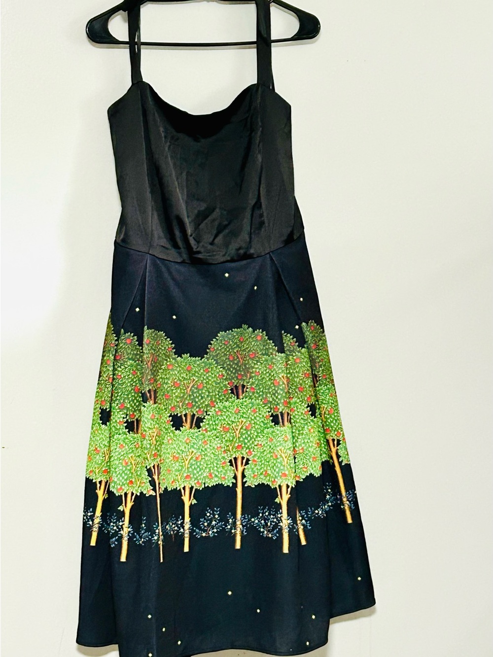 ModCloth Collectif Vintage Black Apple Halter Dress Sz 2XL NWT